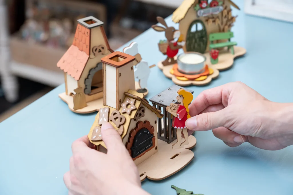 ドイル・エルツの森のクラフト体験